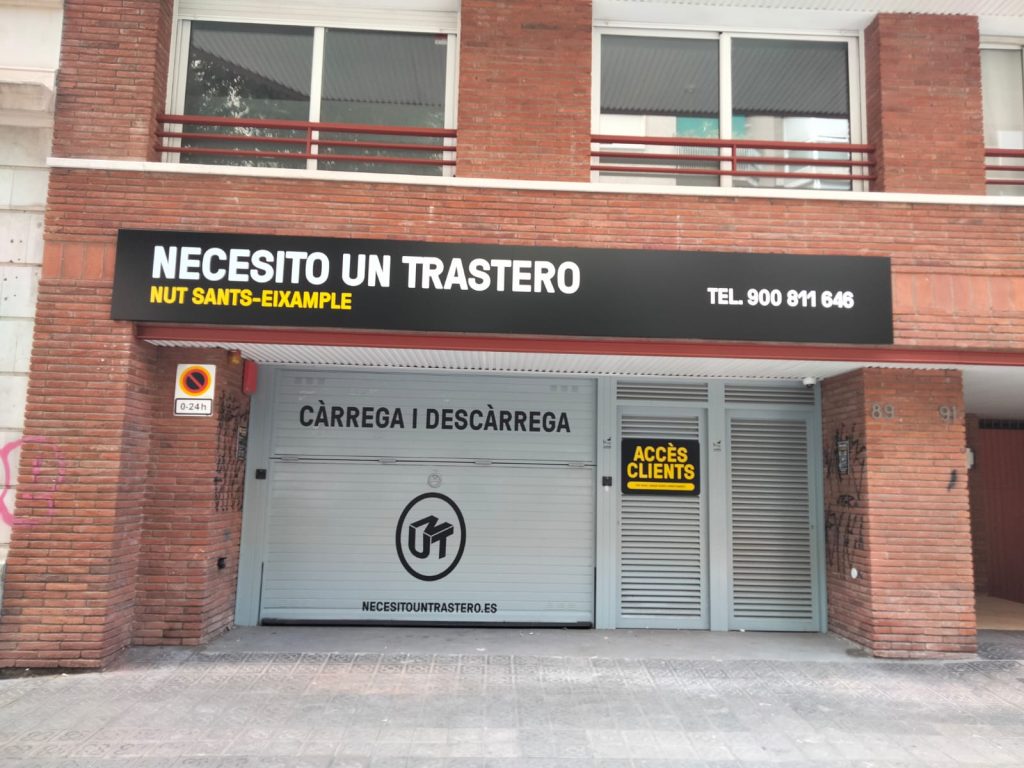 Fachada Sants Eixample Necesito un Trastero